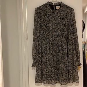 Sezane paisley print dress size 38